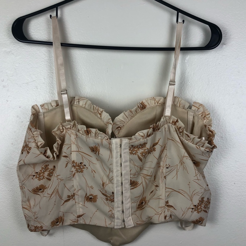 Windsor Cream Floral Corset Top - Picture 5 of 8